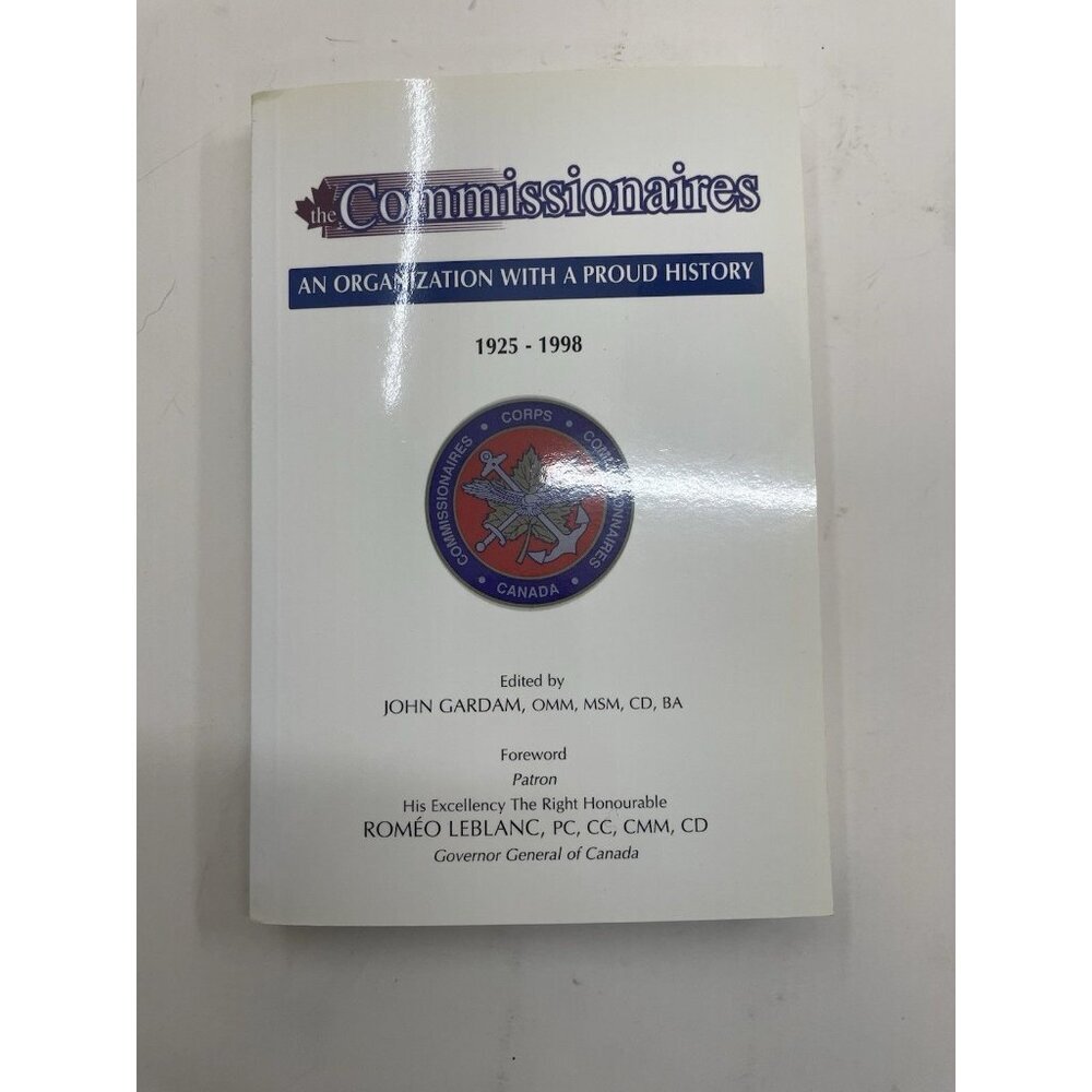 The Commissionaires History 1925–1998 PB Canada Military Memoir RARE Vtg